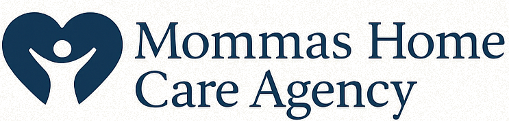 Mommas Home Care Agency heart logo
